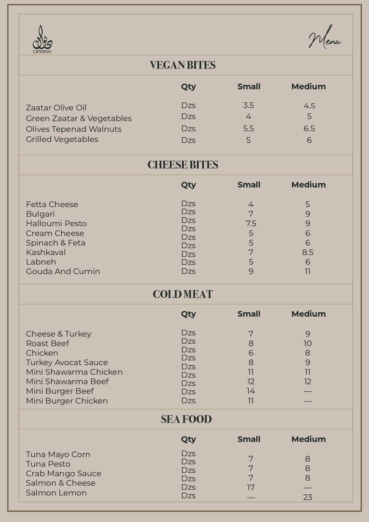 Finger Food & Bites