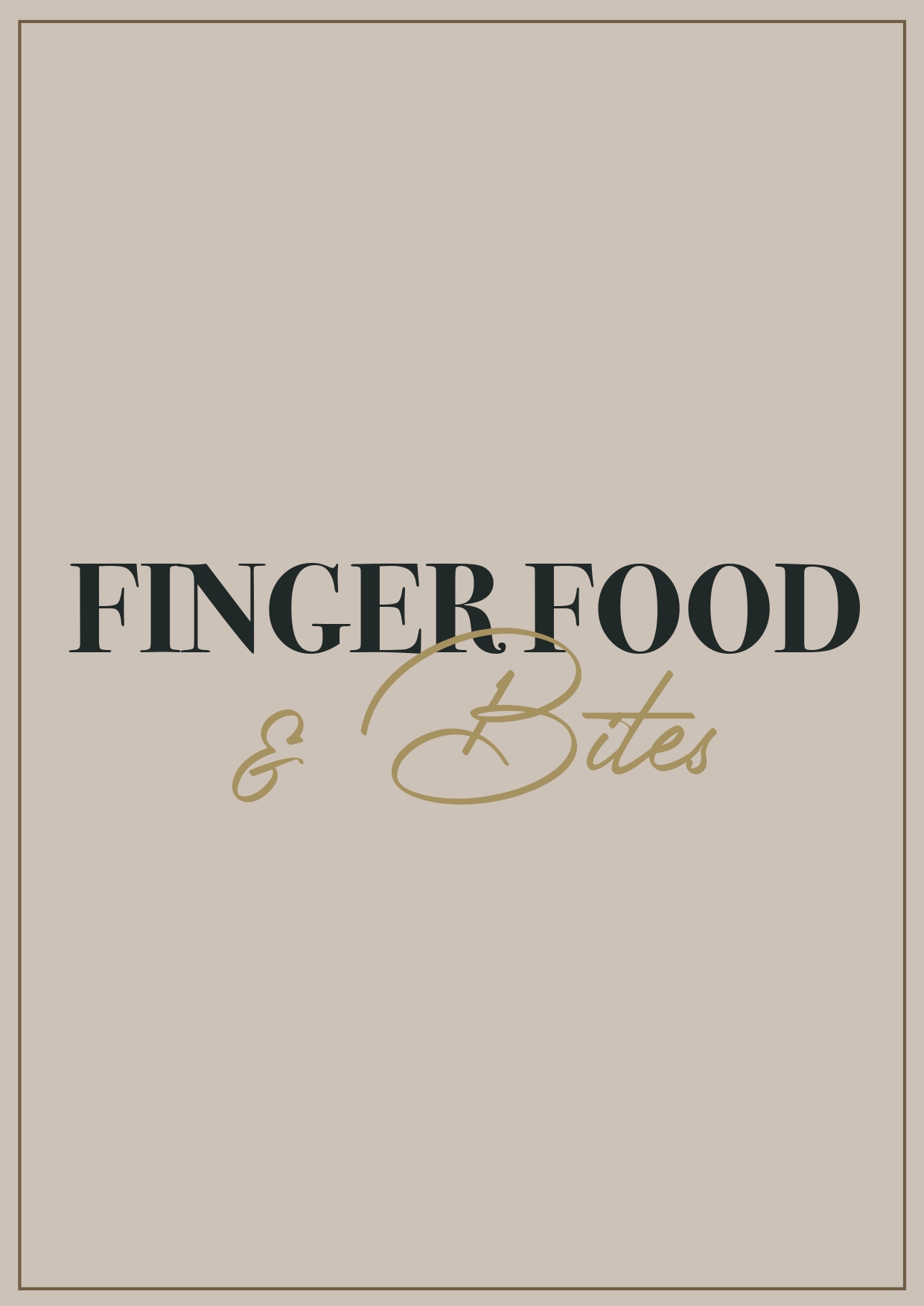 Finger Food & Bites